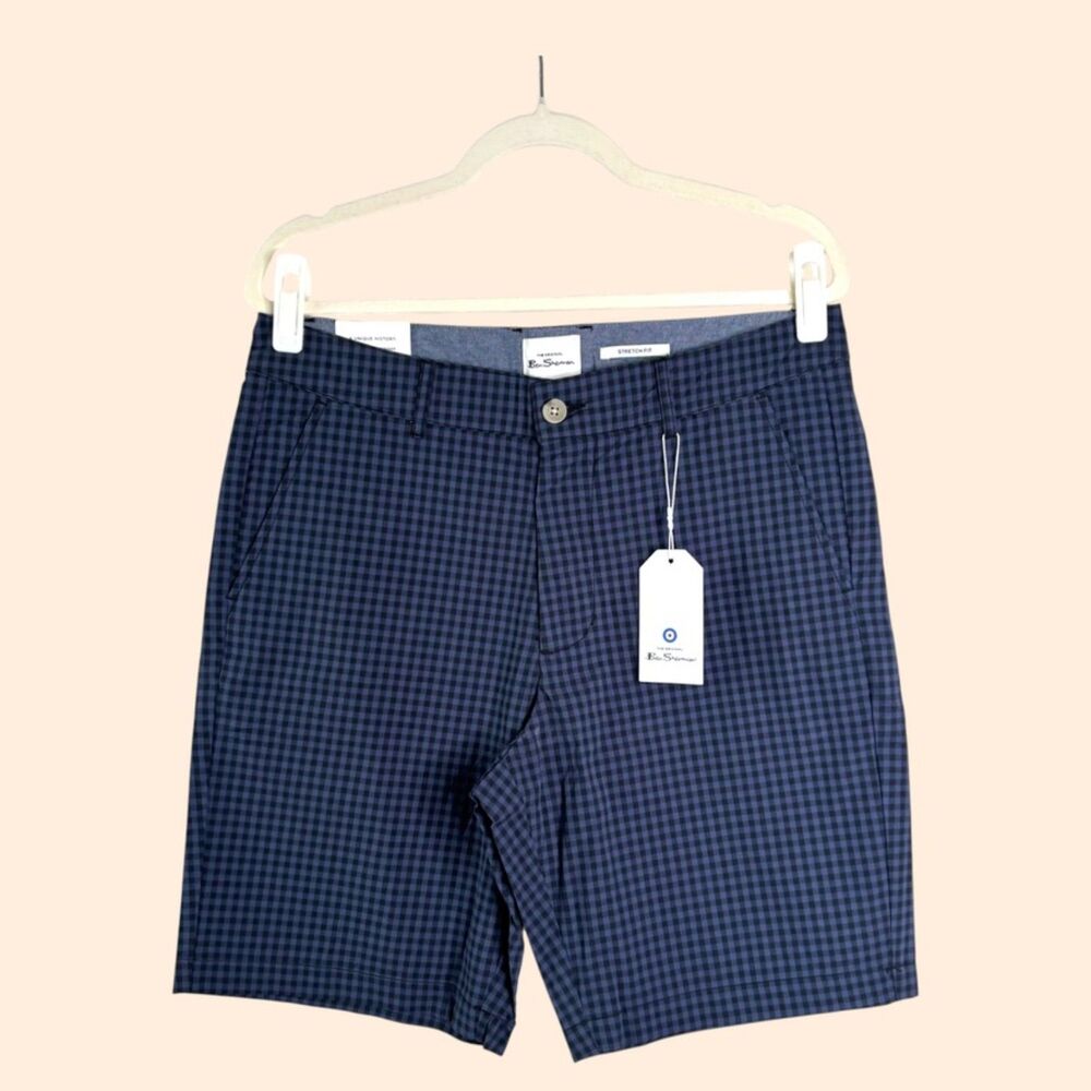 Ben Sherman Regular Fit Blue Shorts